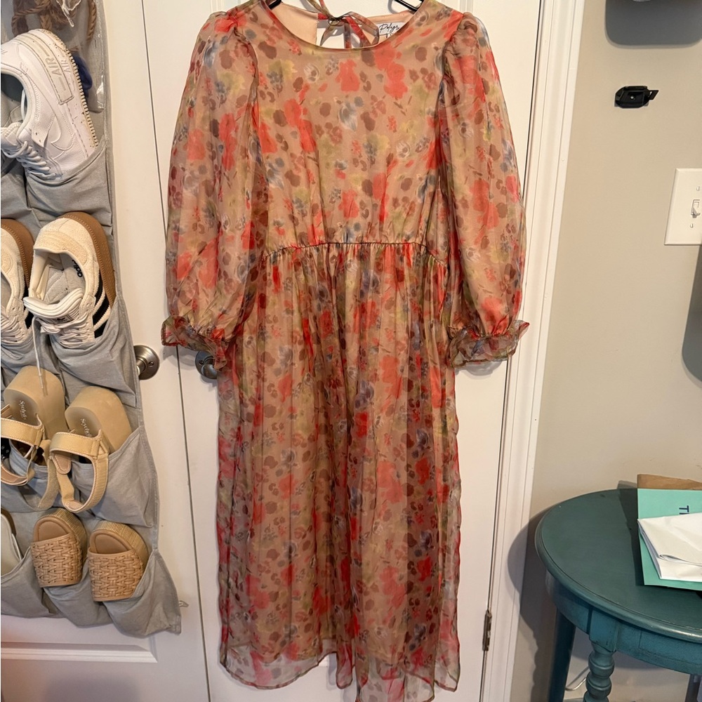 Polagram Multicolor Floral Dress